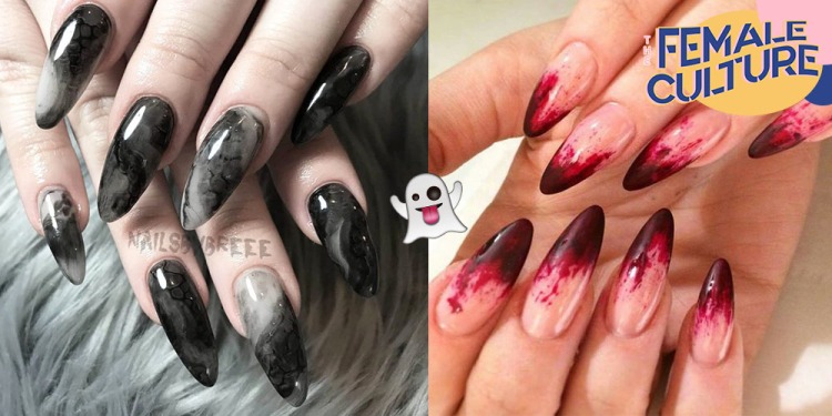 7 Gothic Nail Arts That Will Inspire You To Join The Dark Side This Halloween The Female Culture