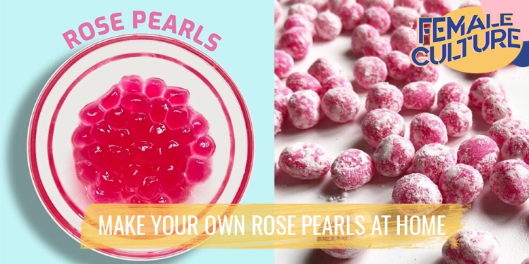 Easy homemade rose boba pearls recipe - The Female Culture