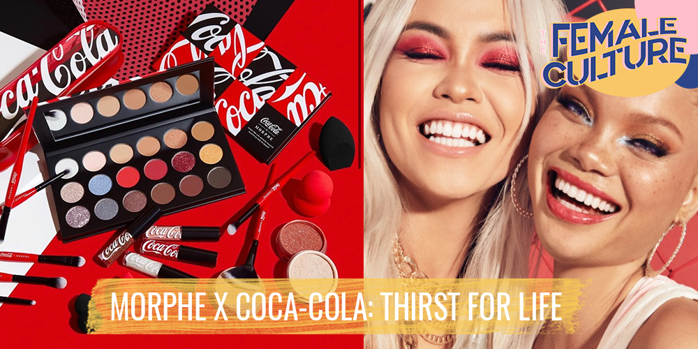 Considered one of Morphe’s biggest collaborations, they have recently teamed up with Coca-Cola to produce the “Thirst For Life” Artistry Collect